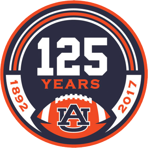 Auburn Tigers 2017 Anniversary Logo diy iron on heat transfer